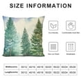 thumbnail image 5 of COMIO Birch Tree Pillow Covers Decorative Watercolor Mountain Pillow Covers Nature Forest Green Throw Pillow Covers Pillow Protectors with Hidden Zipper for Home Bedroom Decor, 5 of 5