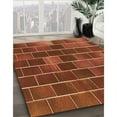 thumbnail image 2 of Ahgly Company Indoor Rectangle Patterned Papaya Orange Area Rugs, 3' x 5', 2 of 6