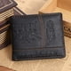 thumbnail image 3 of Bolsa Bolso Monedero plegable de cuero para hombre, 3 of 3