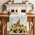 thumbnail image 2 of Table Runner 72 Inches Long for Kitchen Dining, Gnomes Sunflower Dresser Scarf Farmhouse, Dining Table Decorations for Wedding/Parties, Bees Branches Floral Farmhouse 16 x 72 In, 2 of 8
