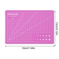 thumbnail image 3 of HCTSHG Double Mat PVC Sided A5 for Craft Cutting Gridded Fabric Art Tools & Improvement,Craft Cutting Board for Craft, Fabric, Quilting, Sewing, Scrapbooking Project…, 3 of 4