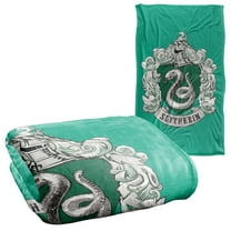 Harry Potter Slytherin Rough Crest Silky Touch Super Soft Throw Blanket 36" x 58"