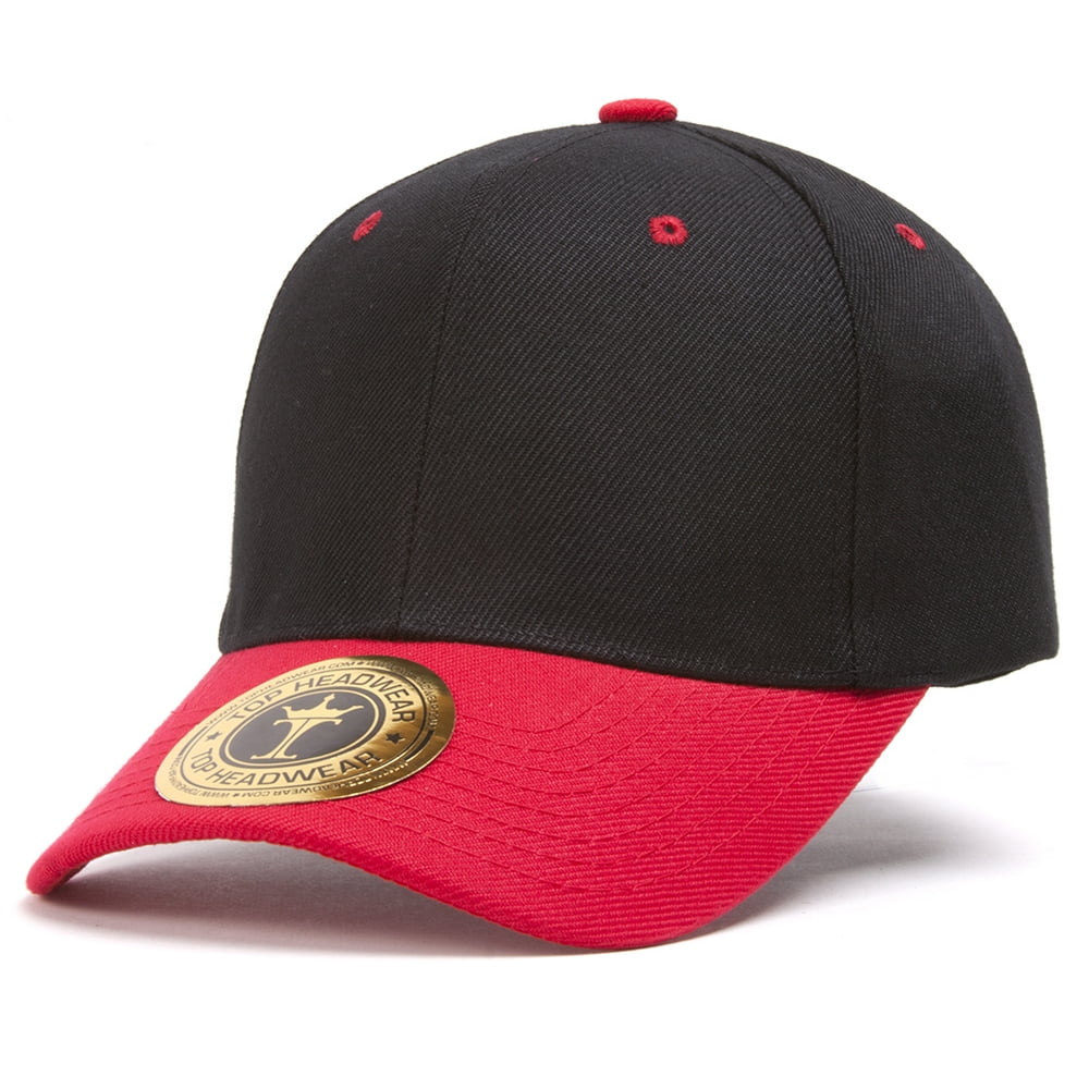TopHeadwear Blank Baseball Hat Adjustable Hook and Loop Closure