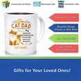 thumbnail image 2 of Dear Cat Dad Thank You For Being My Dad If Some Other Man Was My Dad Coffee, Ceramic Novelty Coffee Mug, Tea Cup, Gift Present For Birthday, Christmas Thanksgiving Festival,, 2 of 2