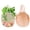 Beige+pink, variant on SHILINLANG 2-Pack Reusable Mesh Grocery Bags, 100% Cotton String, Long Handle Produce Bags, Fruit & Veggie Storage