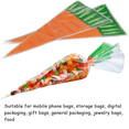 thumbnail image 5 of Easter Christmas Carrot Patterned Cone Shaped Treat Bags Triangle Goody Bags, 5 of 5