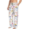 thumbnail image 6 of Hirioo bow ribbons for Women's PJ Pajama Pants Sleep Pants Women's Home Trousers with Pockets,S-3XL-Small, 6 of 6