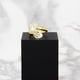 thumbnail image 5 of Anillo para Mujer con Cristal Fino Swarovski en forma de Oval–  Bañado en Oro 14k– Anillo Elegante y Brillante-Aretes de Mujer de Moda, Joyería para Mujer de Moda– Regalo especial Ortiz Espinosa Temporada, 5 of 5