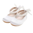 thumbnail image 7 of Fozruso Princess Shoes for Girls,Sizes 5 Toddler,Baby Girls First Walking Sandals Soft Sole Shoes With Pearl For Fall Dance, 7 of 7