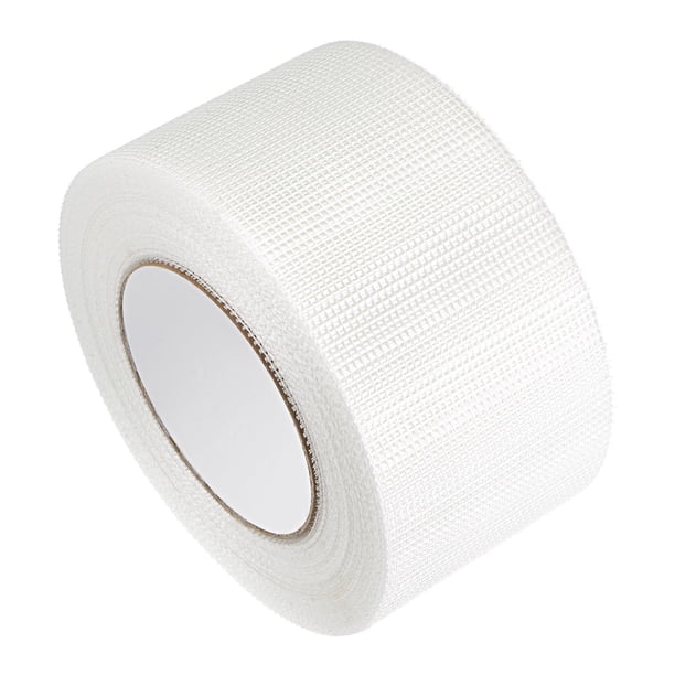 Cinta de unión de yeso autoadhesiva de fibra de vidrio Uxcell de 3.2 pulgadas x 164 pies y 2 mm