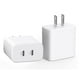 thumbnail image 1 of Bloque de cargador rápido de pared USB C de 35 W y 2 puertos para iPhone iPad, 1 of 7