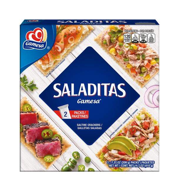 Gamesa Saladitas Saltine Crackers, 14.7 oz
