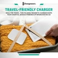 thumbnail image 6 of ChargeWorx 3-in-1 Wireless Charger, Foldable Magnetic Charging Station with 15-Watt Fast Charging, Compatible with iPhone, Samsung, and Other Phones, Smartwatches, and Headphones, White, 6 of 7