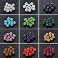 thumbnail image 3 of U8MO 20pcs 10mm Round Czech Crystal Rhinestone Clay Disco ball Loose Spacer Beads-Deep Blue, 3 of 5