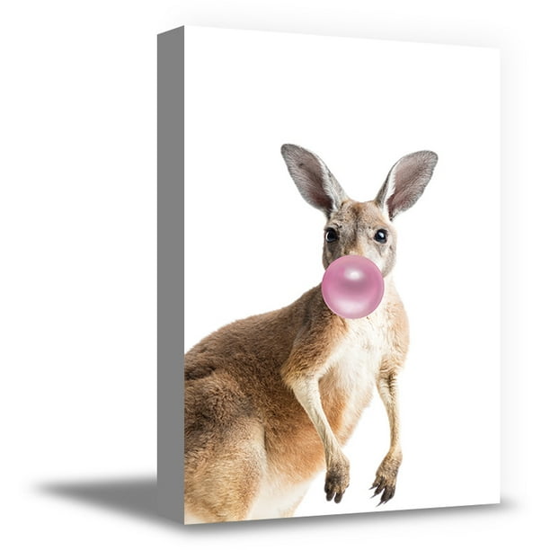 Awkward Styles Funny Kangaroo Chewing Bubble Gum Kids Room Decor Bubble Gum Gifts for Girls Gifts for Boys Birthday Present Pink Bubble Gum Wall Art Poster Animal Canvas Artwork Gift Made in Awkward Styles Funny Kangaroo Chewing Bubble Gum Kids Room Decor Bubble Gum Gifts for Girls Gifts for Boys Birthday Present Pink Bubble Gum Wall Art Poster Animal Canvas Artwork Gift Made in