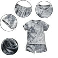 thumbnail image 2 of LYMAYTER Newborn Boys Summer T-Shirt Outfit 2PCS Infant Tie Dye Short Sleeve Tee Tops Shorts Set for 6-36M, 2 of 9