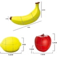 thumbnail image 2 of 3D Fruit Cube Set with Banana, Lemon and Apple - Magic Cube Pack for Kids - Educational Toys - 3-pack, 2 of 4