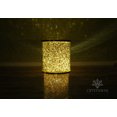 thumbnail image 2 of Clara Flamma Gold Transparent Crystal Scented Candle Holder, 2 of 4