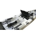 thumbnail image 5 of BKC PK14 14' Tandem Sit On Top Pedal Drive Kayak W/ Rudder System, 2 Paddles, 2 Upright Back Support Aluminum Frame Seats 2 Person Foot Operated Kayak, 5 of 8