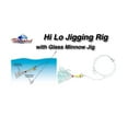 thumbnail image 3 of Tsunami TGMR1-PW Jigging Rig w/ Glass Minnow Lure, 3", 1/2oz, Pink White, 3 of 3