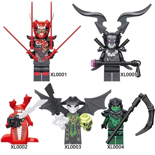 1 pieza de minifiguras Ninjago, bloques de construcción, juguetes, figuras de acción Ninja de 177 pulgadas, figuras de personajes de películas de anime, juguete de costura de batalla para niños