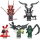 thumbnail image 2 of Ninjago Minifigura de Bloques de Construcción 1.77", 2 of 2