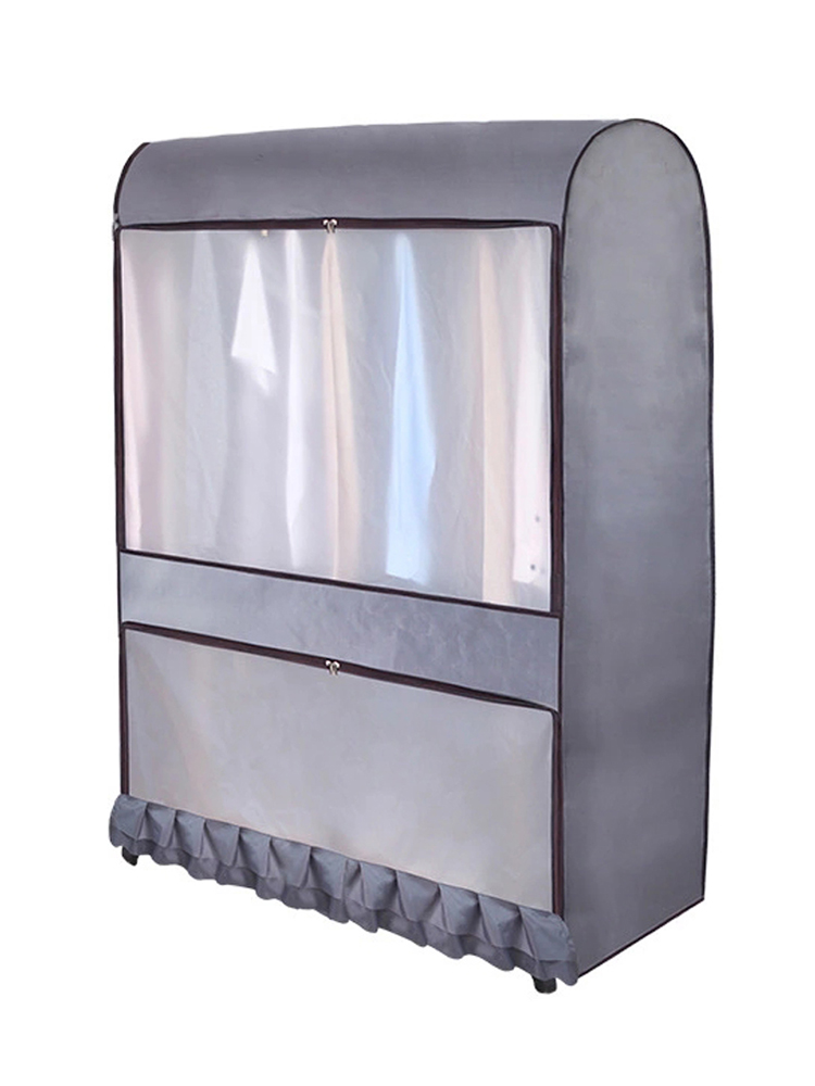 FloorStanding Hanger Cover Drying Rack Dust Cover Storage Bag