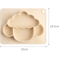 thumbnail image 5 of Compañero de alimentación para niños pequeños, platos de silicona antideslizantes con ventosa, alimentación dirigida por el bebé con silicona platino, suministros de alimentación para niños para, 5 of 5