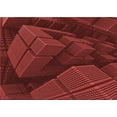 thumbnail image 1 of Ahgly Company Machine Washable Indoor Rectangle Transitional Red Area Rugs, 2' x 3', 1 of 7
