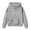 Gray-a, variant on Vunhao Big Girls Hoodies, Fashion Crewneck Drawstring Heart Print Long Sleeve Casual Girls Pullover Tops with Pockets on Sale Pink Size 1-14 T