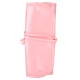 thumbnail image 4 of Bolsa enrollable para brochas de maquillaje portátil, artículos de tocador y cosméticos, organizador de bolsa de viaje (rosa), 4 of 8