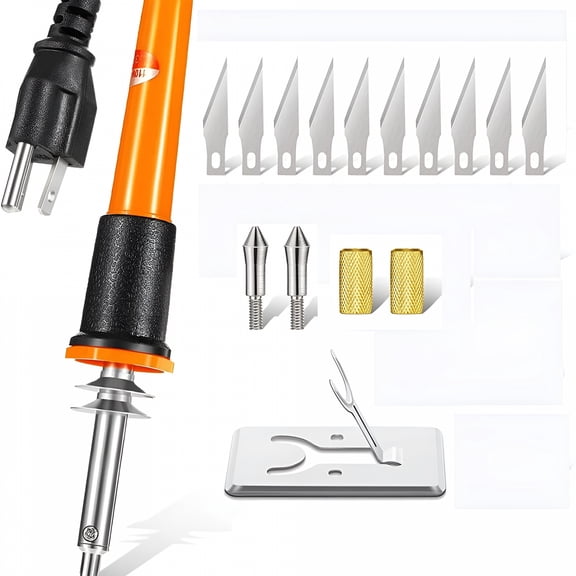 ZEPARO Electric Hot Knife Cutter Tool-Hot Stencil Cutter Multipurpose Heat Knife for Cutting Plastic Electric Hot Knife