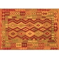 thumbnail image 1 of Ahgly Company Indoor Rectangle Oriental Orange Traditional Area Rugs, 4' x 6', 1 of 1