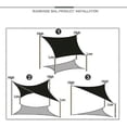 thumbnail image 5 of Toldo impermeable con forma de vela parasol, toldos para exteriores para jardín, patio, velas, piscina, Partio, refugio solar, 2x3m, Ns2, 5 of 5