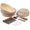 Round Deluxe Set, variant on Banneton Bread Proofing Set, Artisan Sourdough Bread Making Kit, 9 Inch Handwoven Rattan Baskets and Liners, Metal & Plastic Dough Scrapers, Scoring Lame & Case, 4 Extra Blades, Set of 2, Round