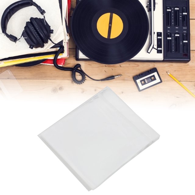 50Pcs Vinyl Record Sleeve, Durable Record Outer Sleeve, For 12 Inches Disc Or Smaller