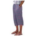 thumbnail image 1 of YDLCAFD Womens Solid Color Pocket Straight Tube Loose Stretch Pants Color Contrast Pants, 1 of 5