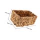 thumbnail image 5 of unbranded Cesta Tejida De Ratán Marrón Para Organizar Escritorio Y Almacenamiento Múltiple, 5 of 6