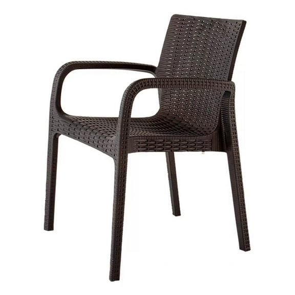 Lagoon Silla de Comedor Tipo Ratán para Exterior e Interior con Protección Solar UV, Modelo Koppla 7027 Lagoon  KOPPLA