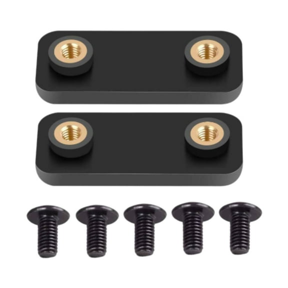 yotijay 64658 Direct Replace Rear Door Mounting Plates for Leer Truck Cap 180XR