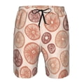 thumbnail image 4 of Kll Mushrooms2 Men'S Casual Summer Beach Shorts Hawaiian Shorts With Pockets-Xx-Large, 4 of 9