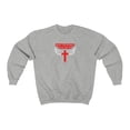 thumbnail image 6 of God Will Give His Angels Charge Over You Men’s Unisex Heavy Blend™ Crewneck Sweatshirt, 6 of 11