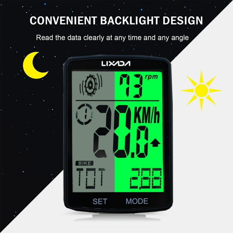 speedometer lixada 3 in 1