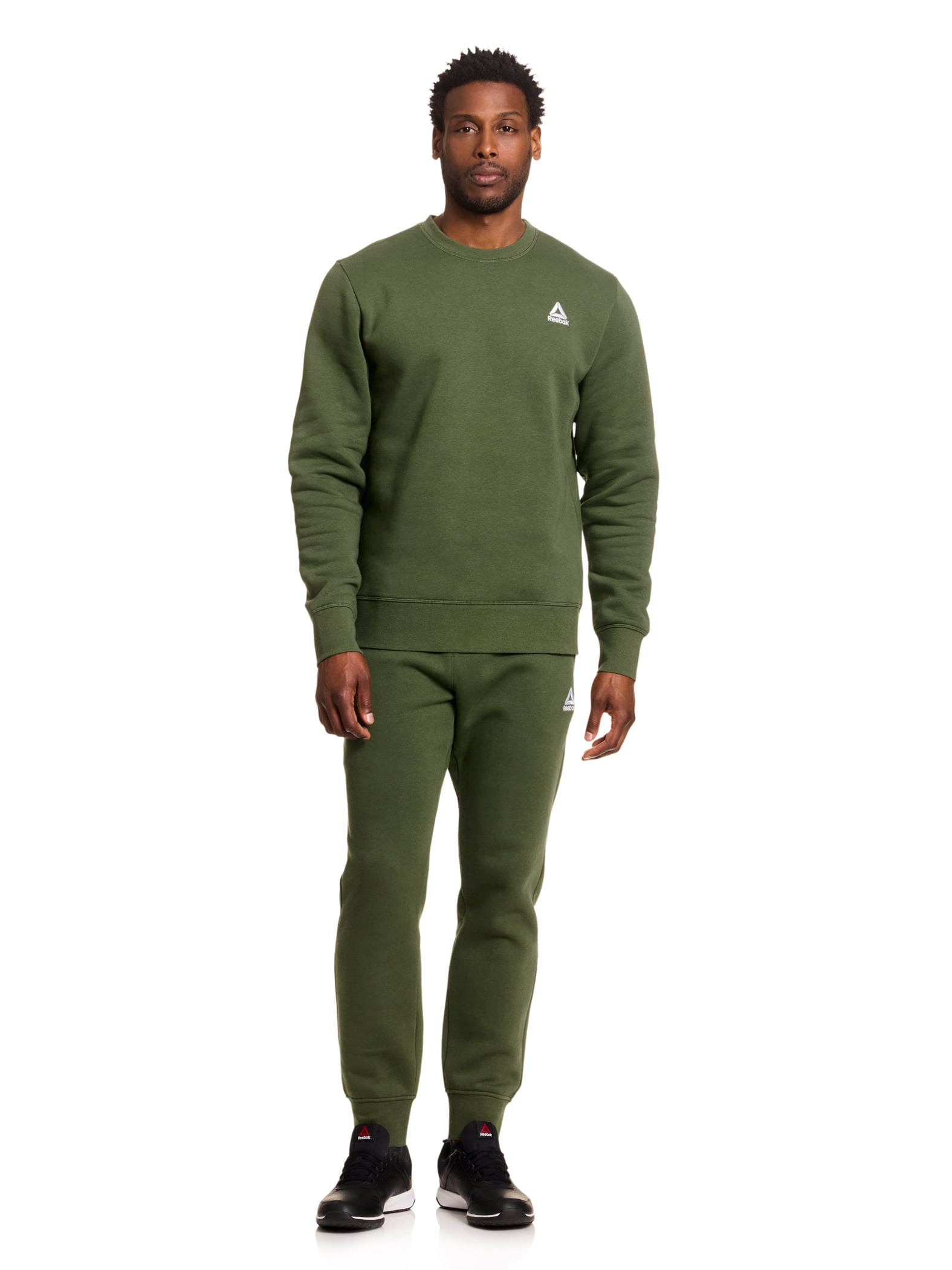 Reebok Men's and Big Men's Game Day Fleece Crewneck Sweatshirt, Sizes XS-5XL