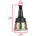thumbnail image 3 of for Yamaha Raptor 700 YFM700R 2006-2021 Upper and Lower A-Arm Ball Joints 4 Pcs, 3 of 4