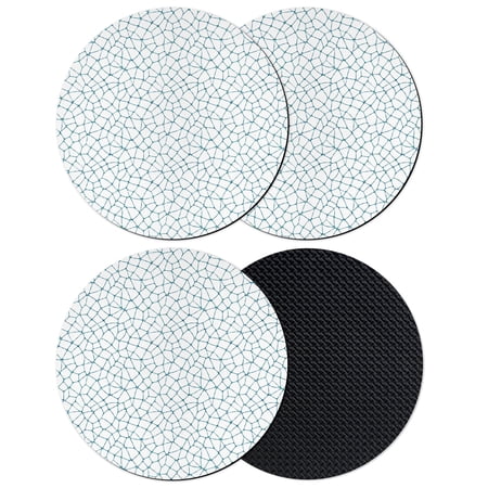 Modern Geometric Art Coasters Set of 4 Absorbent Coasters for Drinks Abstract Minimalist Grid Contemporary Coaster for Desk Coffee Table Protection Home Decor House Warming Gifts 4