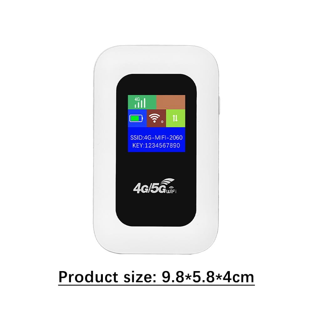 4G LTE Mobile WiFi Router 4G LTE Router with SIM Card Slot 4g WiFi Wireless Modem 150Mbps Mini Outdoor Hotspot Portable Wi fi Router for Car Home Office RV Camping