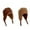 Khaki, variant on Double Sided Corduroy Beanies Hats Winter Thicken Warm Pilot Aviator Hat Earmuffs Lambswool Cap Windproof Ear Protection Caps