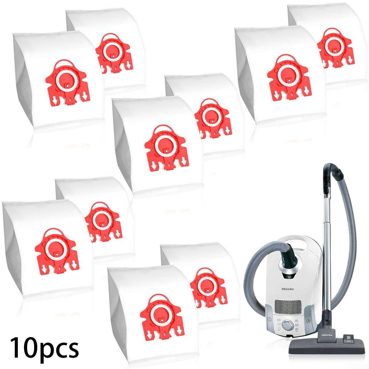 Pack of 10 S4000 S6000 Series Vacuum Cleaners FIND A SPARE Dust Bags to fit Miele Type FJM S700 