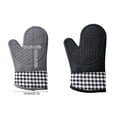 thumbnail image 4 of Toystoory 1 guante resistente al calor para hornear, guantes antideslizantes para horno microondas, manoplas aislantes de alta temperatura para Herramientas y accesorios para hornear Gris, 4 of 6